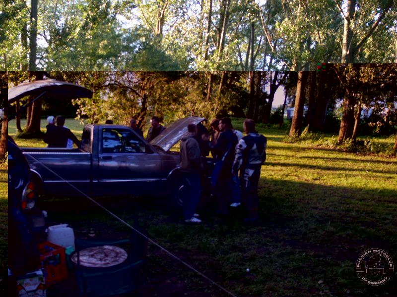 Motorrad Gottes dienst